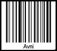 Barcode-Foto von Avni