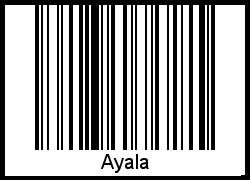 Barcode-Grafik von Ayala