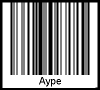 Barcode-Grafik von Aype