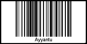 Ayyantu als Barcode und QR-Code