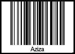 Barcode-Foto von Aziza