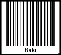 Barcode-Foto von Baki