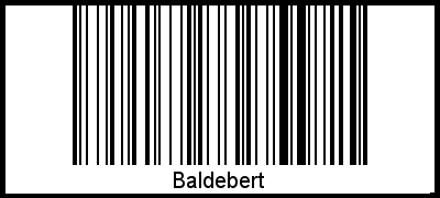 Barcode-Grafik von Baldebert