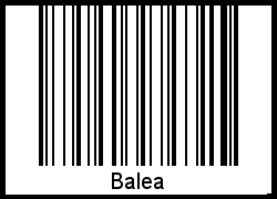 Interpretation von Balea als Barcode