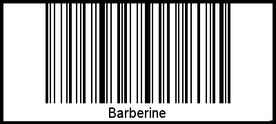 Barcode-Foto von Barberine
