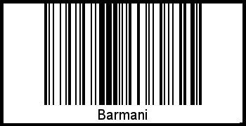Barmani als Barcode und QR-Code