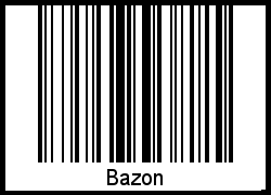 Barcode-Grafik von Bazon