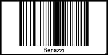 Benazzi als Barcode und QR-Code