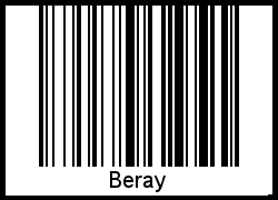Interpretation von Beray als Barcode