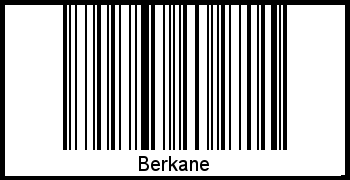 Interpretation von Berkane als Barcode