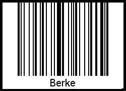 Barcode-Foto von Berke