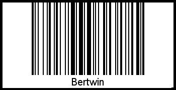 Interpretation von Bertwin als Barcode