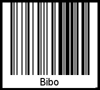 Interpretation von Bibo als Barcode