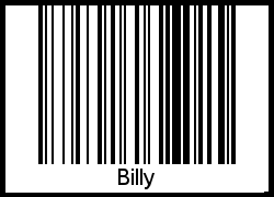 Interpretation von Billy als Barcode
