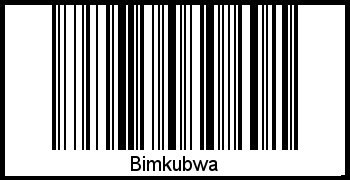 Bimkubwa als Barcode und QR-Code