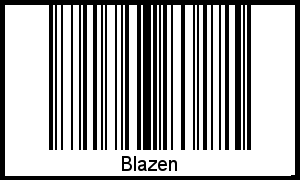 Barcode-Grafik von Blazen