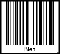 Barcode-Foto von Blen