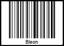 Interpretation von Bleon als Barcode