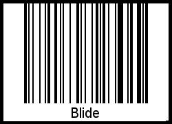 Barcode-Foto von Blide