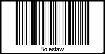 Boleslaw als Barcode und QR-Code