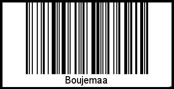 Interpretation von Boujemaa als Barcode