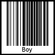 Barcode-Grafik von Boy