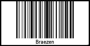 Braezen als Barcode und QR-Code