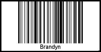 Brandyn als Barcode und QR-Code