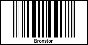 Interpretation von Bronston als Barcode