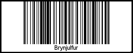 Interpretation von Brynjulfur als Barcode