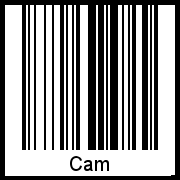 Cam als Barcode und QR-Code