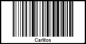 Der Voname Carlitos als Barcode und QR-Code