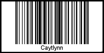 Interpretation von Caytlynn als Barcode