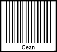 Interpretation von Cean als Barcode