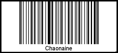 Barcode-Foto von Chaonaine