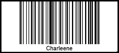 Interpretation von Charleene als Barcode
