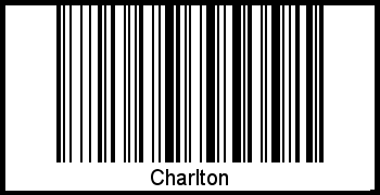 Interpretation von Charlton als Barcode