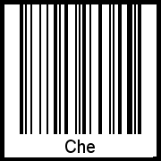 Interpretation von Che als Barcode