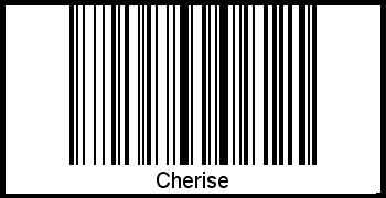 Interpretation von Cherise als Barcode