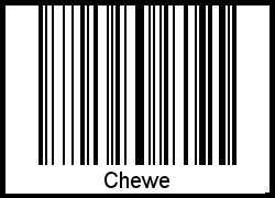 Barcode-Grafik von Chewe
