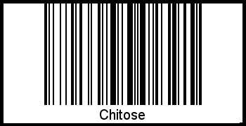 Interpretation von Chitose als Barcode