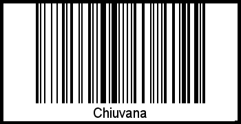 Interpretation von Chiuvana als Barcode