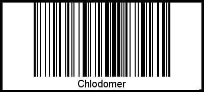 Interpretation von Chlodomer als Barcode