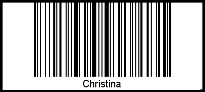 Barcode-Grafik von Christina