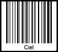 Interpretation von Ciel als Barcode