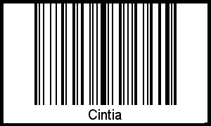 Cintia als Barcode und QR-Code