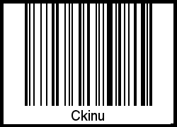 Barcode-Foto von Ckinu