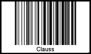 Barcode-Foto von Clauss