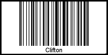 Barcode-Grafik von Clifton