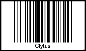 Clytus als Barcode und QR-Code